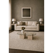 Miarik Design Vivas - Asimetrik Ayak Camlı Orta Sehpa