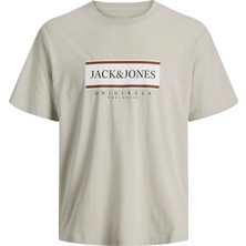 Jack & Jones Erkek Gögüs Baskili Bisiklet Yaka Tisört - Frederiksberg