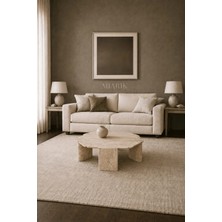 Miarik Design Dolunay Traverten Orta Sehpa