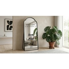 Lora Wedding Nişan Ayna Yazısı Isme Özel 60CM Siyah| Welcome To The Wedding ve Isimleriniz Yazılı Söz Nişan Düğün Için Karşılama Ayna Yazısı Sticker, Folyo, Vinil