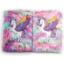 Nevamel Unicorn Tasarımlı Peluş Hatıra Defteri