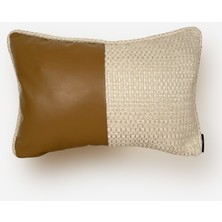 Lidoma Home "bouclé & Leather" Deri Kırlent Kılıfı - 30X50