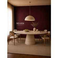 Miarik Design Traverten Takov Yemek Masası