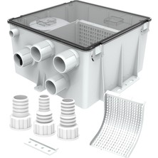 Seaflo (Shower Drain Box) Otomatik Duş ve Lavabo Tahliye Sistemi 1200 Gph 24V  1''(25MM) - Çıkış Çapı: 1-1/8''(29MM)
