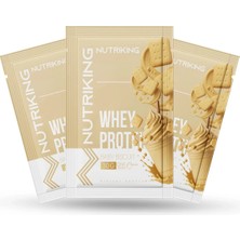 Nutriking Whey Protein (Şase) 10 Adet Protein Tozu Bebe Bisküvisi Aromalı