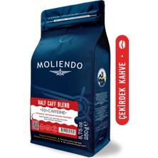 Moliendo Finest Coffee Moliendo Half Caff %50 Kafeinli Blend Kahve (Çekirdek Kahve) 250 G
