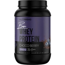 Nutriking Basic Whey Protein Tozu 2100G 70 Servis Choco Berry Aromalı