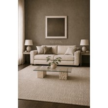 Miarik Design Jully Mermer Traverten Renk Patlatma Orta Sehpa
