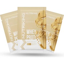 Nutriking Whey Protein (Şase) 30 Adet Protein Tozu Bebe Bisküvisi Aromalı