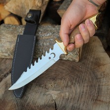 Köse Mehmet Av Bıçağı 34 cm - Ay Yıldız Desen