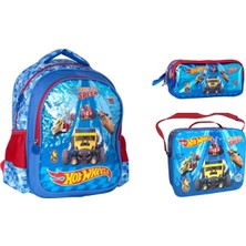Hot Wheels Okul Çantası Seti ( 3 Parça)