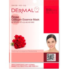 Dermal Nemlendirici ve Pürüzsüzleştirici Gül Özlü Kolajen Maske 23 gr