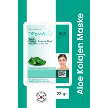 Dermal Yatıştırıcı ve Nemlendirici Aloe Özlü Kolajen Maske 23 gr