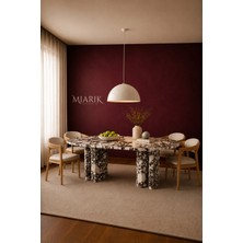 Miarik Design Menun- Menekşe Mermer Yemek Masası