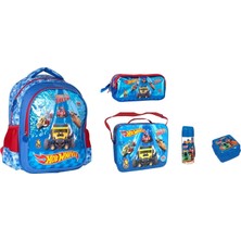 Hot Wheels Okul Çantası Seti  (5 Parça)
