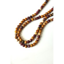 c-bhadu naturel 8 mm Mokait Jasper Doğaltaş Dizi