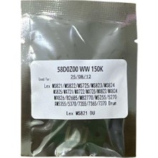 OEM (Drum Chıp) Lexmark Uyumlu *MS823/MS821/58D0Z00* -150K-