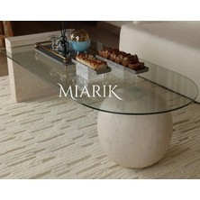 Miarik Design Traverten Nora Orta Sehpa