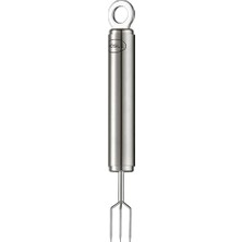 Vuralsin38 Patates Çatalı 12754 - Paslanmaz Çelik 17 Cm, Kulp Uzunluğu 10 Cm, Çatalın Üç Ince Ucu, Patatesleri Soyarken Güvenli Bir Şekilde Tutar