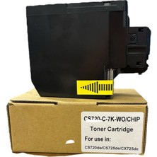 OEM ~muadil Toner~ Lexmark Uyumlu (Premium) 74C5SY0 *CS720/CS725/CX725* -7k- - Sarı