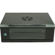 Racksan ML-6404S 4u Duvar Tipi Kabinet (200-530-400) Raf+Fan+Priz