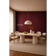Miarik Design Traverten Yemek Masası