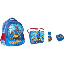 Hot Wheels Okul Çantası Seti (4 Parça)
