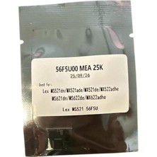 OEM -Chıp- Lexmark Siyah *MS321/MS521/56F5U00* -25K-
