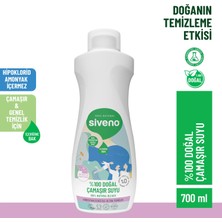 Siveno %100 Doğal Çamaşır Suyu Bitkisel Lavanta Çay Ağacı Tüm Yüzey ve Kumaşlarda 700 ml