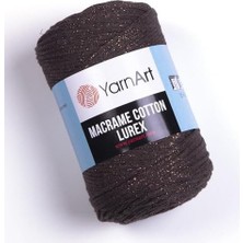 Vuralsin38 El Örgü Ipi Macrame Cotton Lurex, 736, 4X250 gr