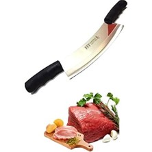 Vuralsin38 Çift Saplı Zırhlı 30 cm Bıçak Zırhlı Dayanıklı Parlak Bıçak 1650