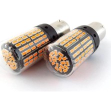 Eraks Car Accesories Oto LED Sinyal Ampulü 93 Tek Duy Turuncu 144 LED Modern Tasarım ve Enerji Tasarruflu