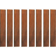 Vuralsin38 BARE-WF2012 Ez Döngü Uçları Yan Kesim Parça Kenetlenmiş Zemin Sert Tik Ağacı, 8 Pim, Kahverengi, 7 Ft