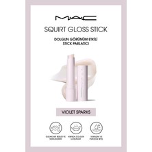 Mac M·a·c Squirt Gloss Stick Dolgun Görünüm Etkili Stick Parlatıcı - Violet Sparks