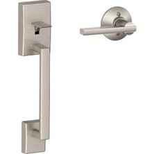 Vuralsin38 Lock FE285 Cen 619 Lat Ön Giriş Kolu Enlem Iç Kol (Nikel), 11,9 x 2,5 x 2,25