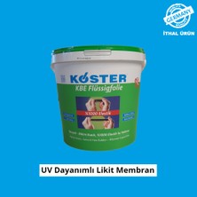 Köster Kbe Flüssigfolie - 20 kg - Bitüm-Kauçuk Esaslı, Uv Dayanımlı Likit Membran