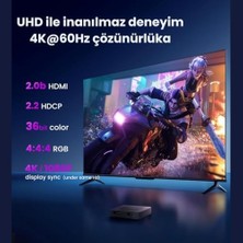 Vuralsin38 HDMI Çift Yönlü 4K 60Hz Çogalticı 2in1 HDMI Switch Adaptörü