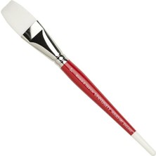 Vuralsin38 & Newton University Serie 680 Fırça Kısa Saplı, Sentetik, Beyaz, Kırmızı, 1 Inç