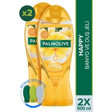 Palmolive Feel Happy 2'li Duş Jeli 500 ml + Seyahat Kiti Hediye