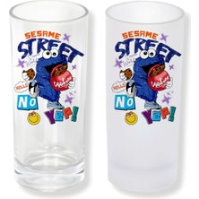 Ghostbastır Design Susam Sokağı Buzlu / Buzsuz Seçenekli Rakı Bardağı – 1 Adet Şık Sunum Bardağı 038