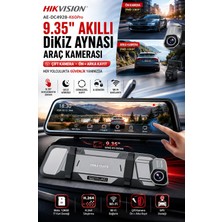 Hikvision 9.35” Dokunmatik Dikiz Aynası Araç Kamerası 2K Ön Arka Çift Kamera Wi-Fi G-Sensörlü AE-DC4928-K60PRO