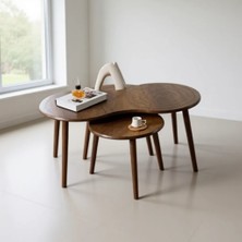 Kagu Marlo Zigon Sehpa 3lü Takım MDF Malzeme ile Modern Tasarım ve Fonksiyonel Kullanım