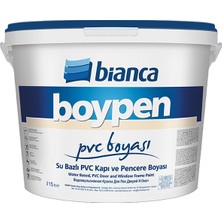 Bianca Boypen PVC Boyası 0,75 lt Su Bazlı Parlak Boya İçin Kolay Uygulama ve Yüksek Kapatıcılık
