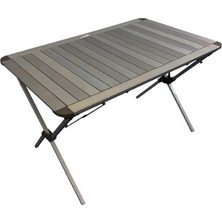 Nurgaz Campout Alüminyum Kamp Masası Büyük Xxl Katlanabilir Metal Yapı ile Hafif ve Pratik