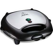 Tefal 700 W Break Time Tost Makinesi Siyah Yanmaz Yapışmaz Plaka ile Kullanım Kolaylığı SW6148