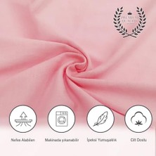 Vuralsin38 %100 Pamuk Penye, Lastikli Full Kenar Bebek Çarşafı – Oeko-Tex Sertifikalı, Yumuşak ve Nefes Alabilir, Organik Pamuk, Anne Yanı, Çocuk Beşik Çarşafı (Pembe)