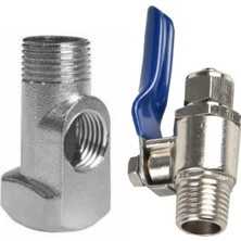 Evora Metal Mini Küresel Vana ile Su Arıtma Cihazı 3/8 Hat Alma Aparatı Tüm Cihazlara Uygun