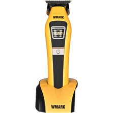 Wmark Ng-Vt1 Sarı Profesyonel Detail Trimmer | 7200 Rpm Bldc Motor, 440C Bıçak, 210 Dk Kablosuz Kullanım