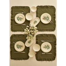 Bella Maison Lena 10 Parça Porselen Kahvaltı Takımı 4 Kişilik Çiçek Desenli Renkli Set