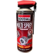 Soudal Multi Sprey Yağlayıcı-Pas Sökücü Zincir Spreyi 400 ml